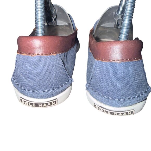 Women’s Cole Haan Grand.OS Pinch Maine Classic Blue D44616 Penny Loafer Size 5 - Picture 3 of 7